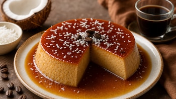 ¿Cómo hacer flan de coco con café? La receta cremosa que convierte un clásico en un postre irresistible