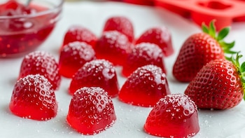 Gomitas caseras de fresa: la receta dulce que puedes preparar en minutos
