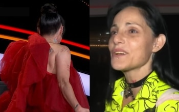 La famosa abandonó el foro