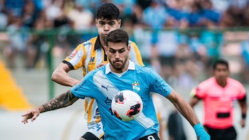 Felipe Vizeu durante su partido