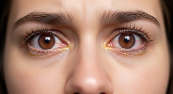 La secreción espesa en los