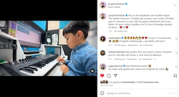 Christian Yaipén muestra el talento