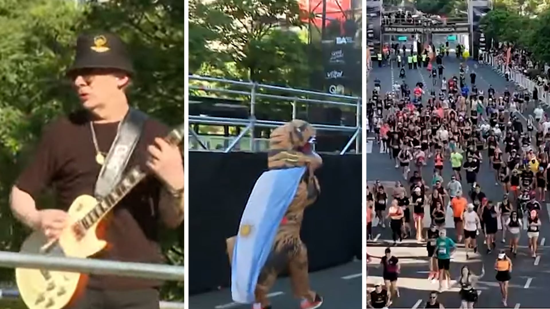 Juanse musicalizó la carrera San Silvestre Paranoica