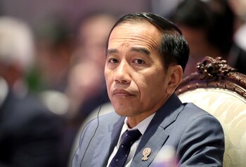 El Presidente Joko Widodo, reelegido
