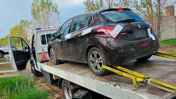 El vehículo incautado por las