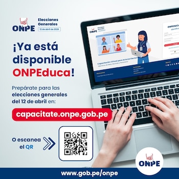 Capacitación electoral 2026: ONPE activa