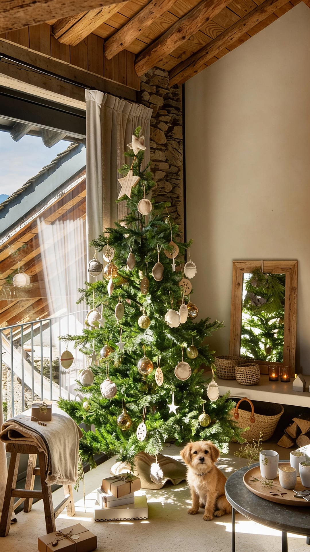 Adornos con una estética más natural, de fieltro o materiales reciclados personalizan la decoración navideña y refuerzan el carácter consciente y artesanal