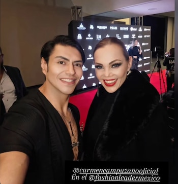 Carmen Campuzano asistió al evento Fashion Leader México en CDMX, donde evocó la memoria de Jorge Kahwagi. (Instagram/ @polin1327)