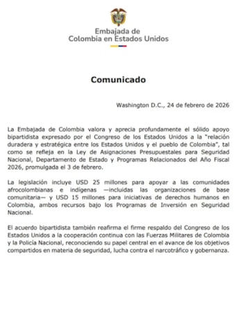 Estados Unidos reactiva ayudas económicas