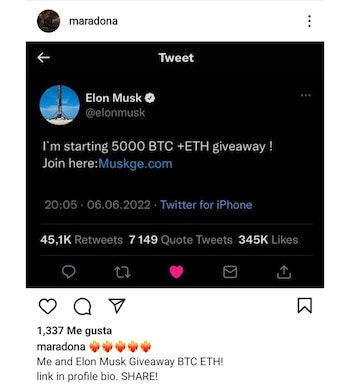 El posteo de Elon Musk