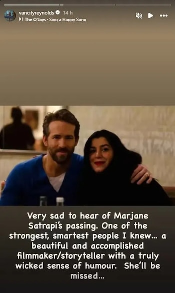 Ryan Reynolds rinde homenaje a Marjane Satrapi