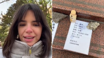 Una mujer revela parque chino