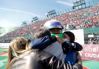 Checo Pérez festejó con su