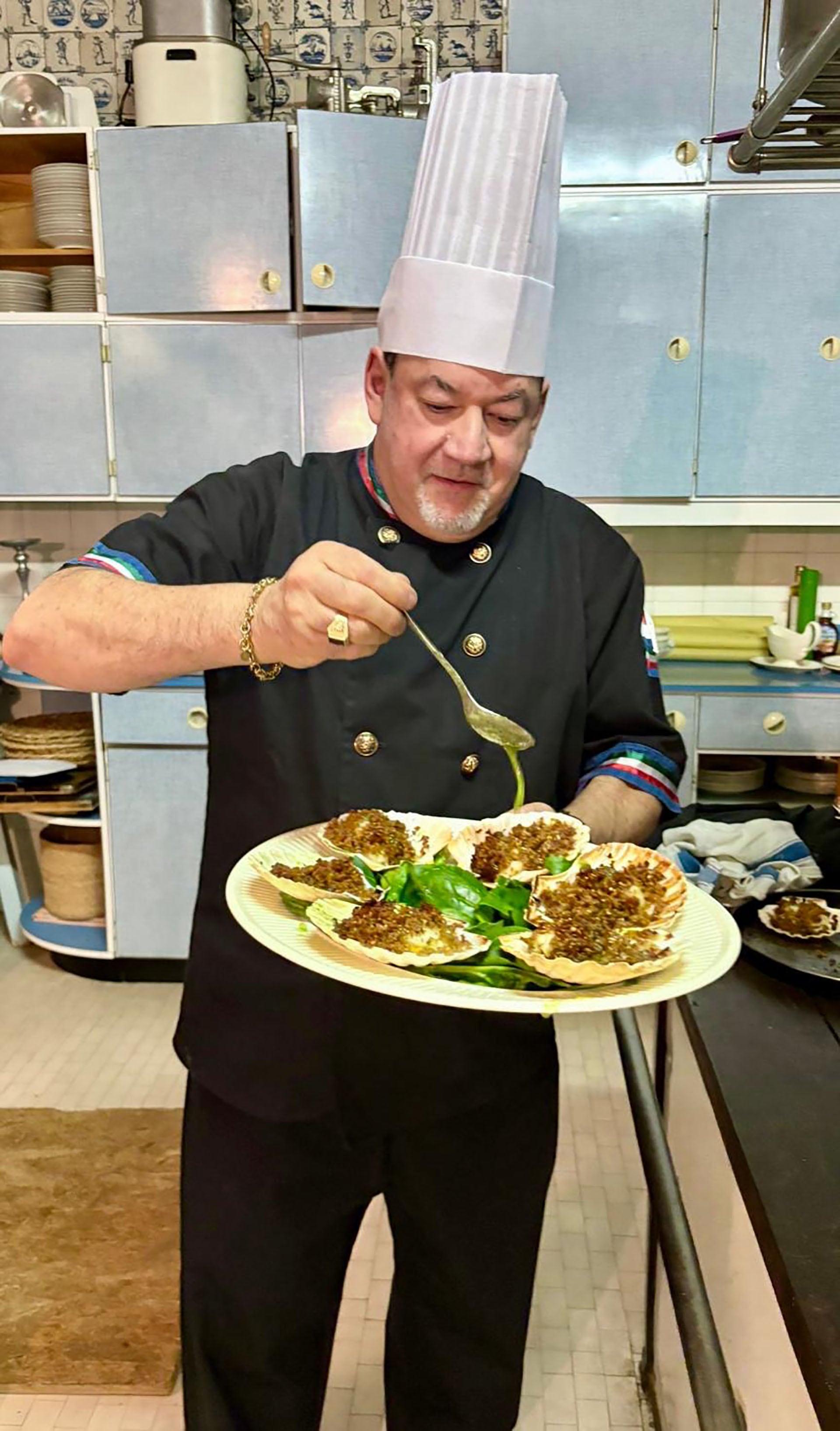 El menú diseñado para los D’Aquarone combina clásicos italianos con platos argentinos que despiertan verdadera pasión