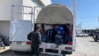 Los agentes encontraron a 59