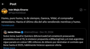 Mejía Álvarez no perdonó al