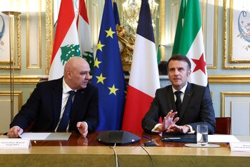 El presidente francés Emmanuel Macron