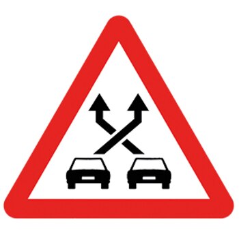 Nueva señal de tráfico. Trenzado