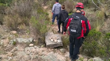 Dos personas sufrieron fracturas durante una carrera en las sierras de Córdoba y tuvieron que ser rescatadas