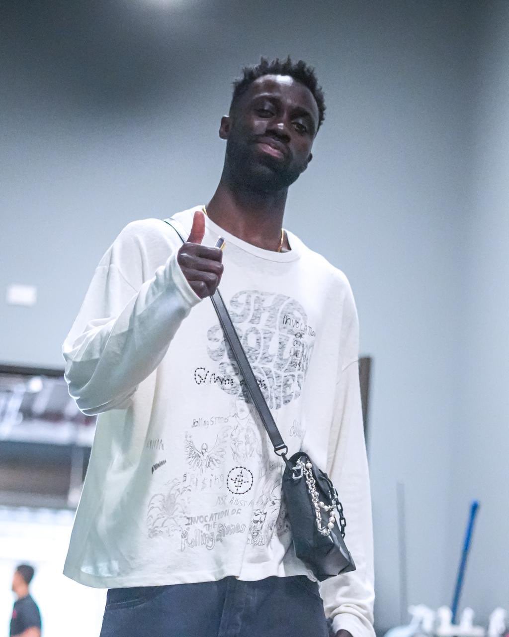 Davinson Sánchez al momento de su llegada a la concentración de la selección Colombia - crédito FCF