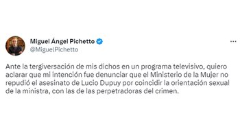 Miguel Ángel Pichetto aclaró sus