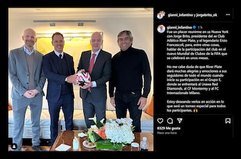 Brito, Francescoli e Infantino, en