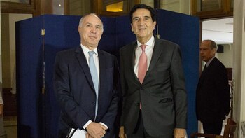 Ricardo Lorenzetti y Carlos Melconian