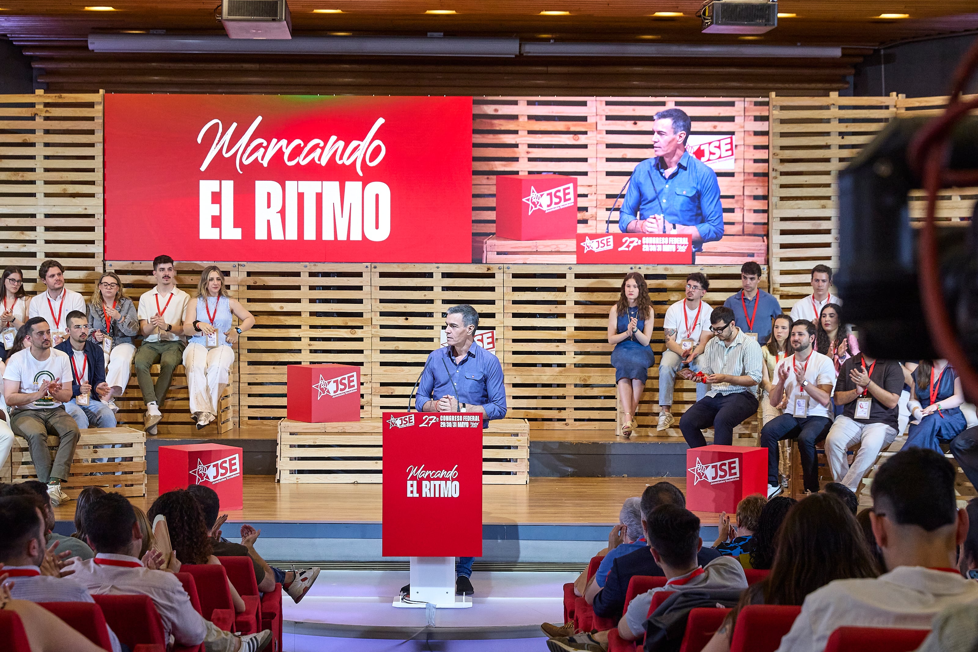Pedro Sánchez, presidente del Gobierno y secretario general del PSOE, este domingo en Madrid. (Jesús Hellín/Europa Press)