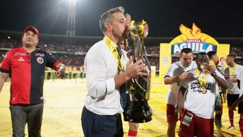 Como DT, el argentino logró