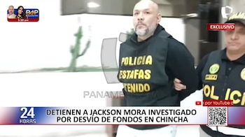 Allanan vivienda de Jackson Mora durante operativo por presunto millonario desvío de fondos municipales. Captura: 24 horas.