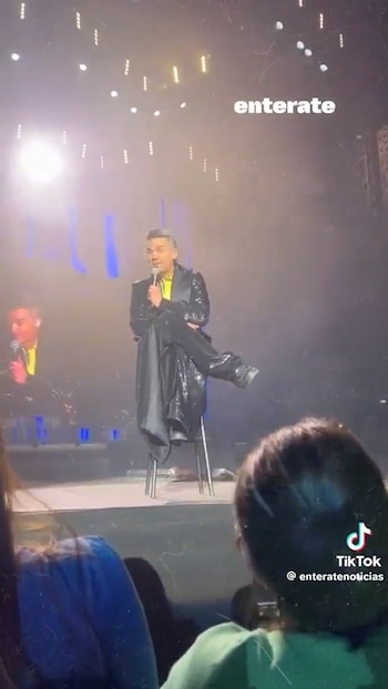 Robbie Williams le deseó suerte