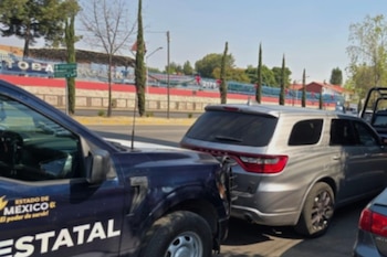 El vehículo fue asegurado por