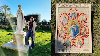 Melissa Klug viajó al Vaticano