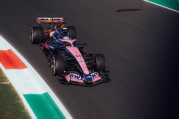 Colapinto durante el GP de Italia