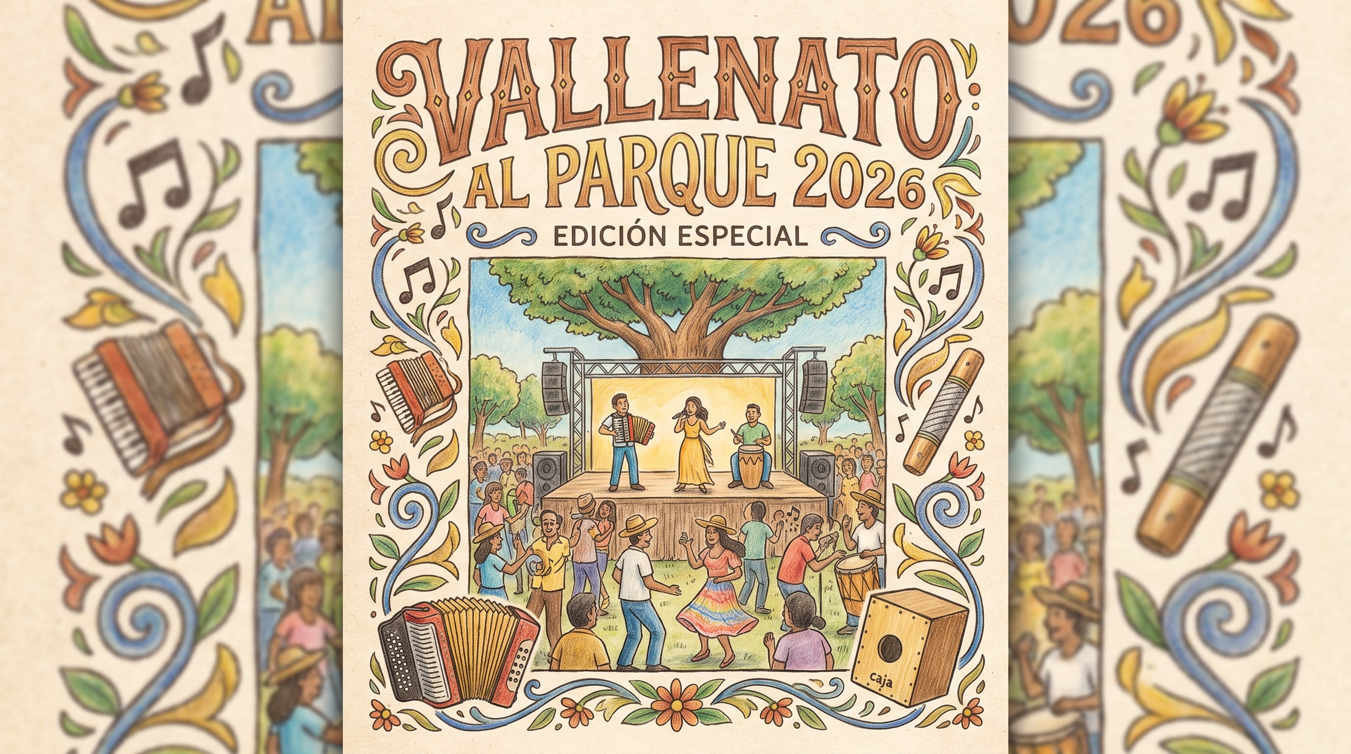 Festival Vallenato al Parque 2026 reunirá a leyendas y nuevas voces en Bogotá: conozca el cartel oficial