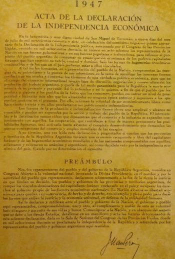 El Acta firmada en el