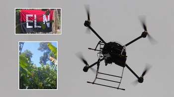 Este es el video de cómo campesinos en Norte de Santander huyen de ataque con explosivos desde drones por parte del ELN: “¡Corra que lo lanzaron!”