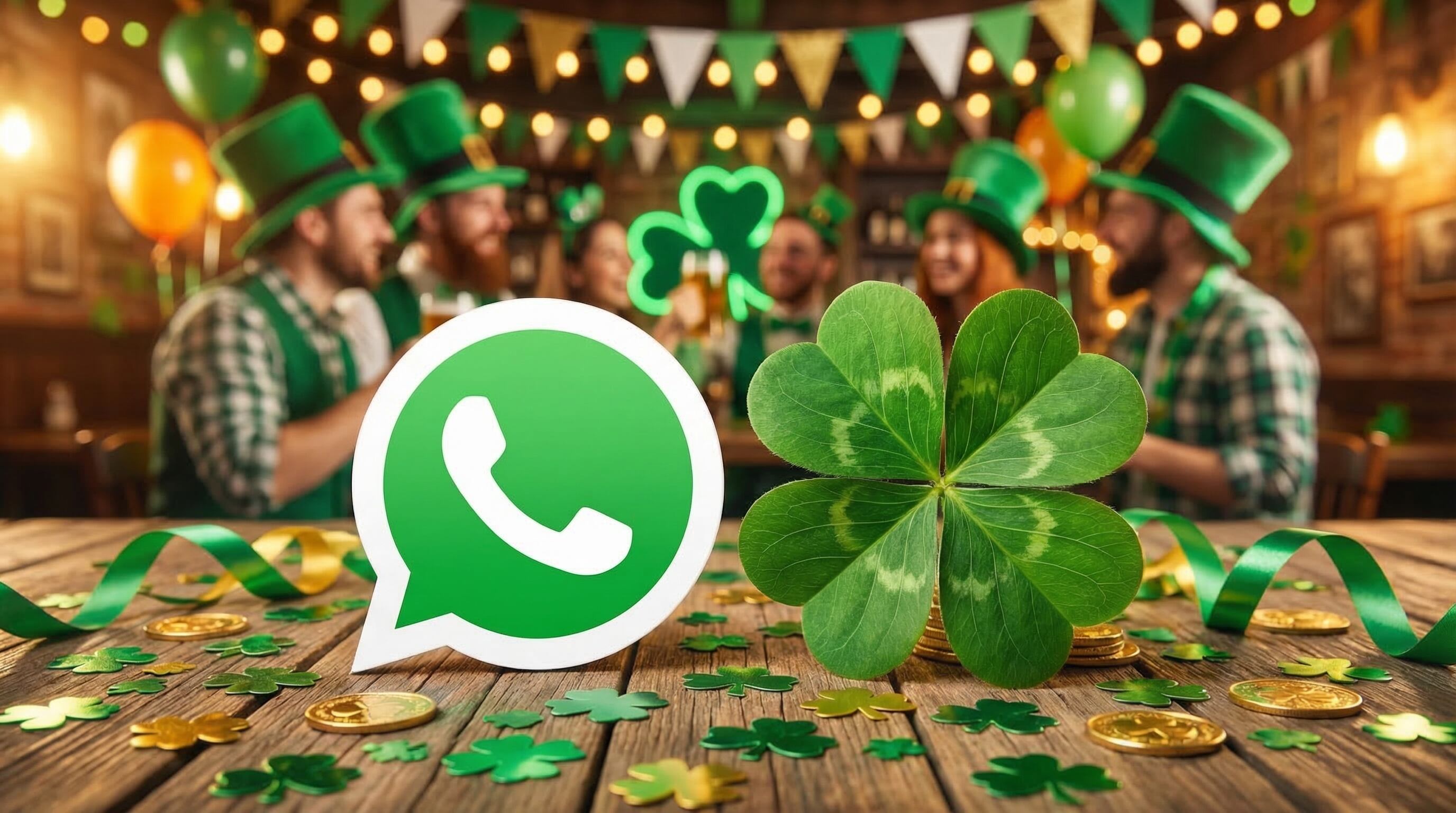 El modo San Patricio en WhatsApp es útil si quieres llevar la celebración al entorno virtual. (Imagen Ilustrativa Infobae)