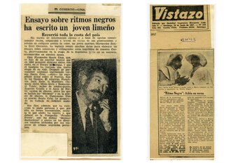 Recortes sobre Nicomedes Santa Cruz