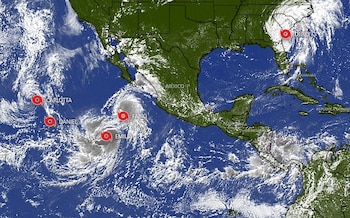 Ubicación actual de los ciclones
