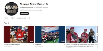Un establecimiento llamado Mueve Más Music, junto con otros comercios, habría servido para ocultar envíos aéreos de pistolas y fusiles entre dos países - crédito captura de pantalla Mueve Más Music