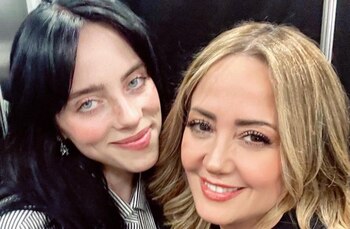 Andrea Legarreta y Billie Eilish