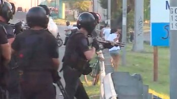 Violento piquete en la Avenida