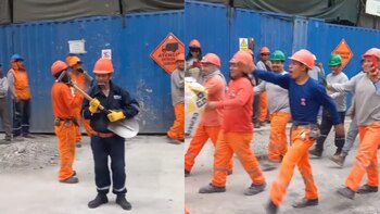 Pasacalle protagonizado por obreros de