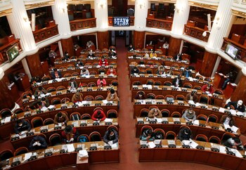 Sesión de diputados en Bolivia