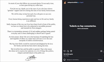 Stella Parton pidió respeto a los fans de Dolly Parton para honrar su memoria.