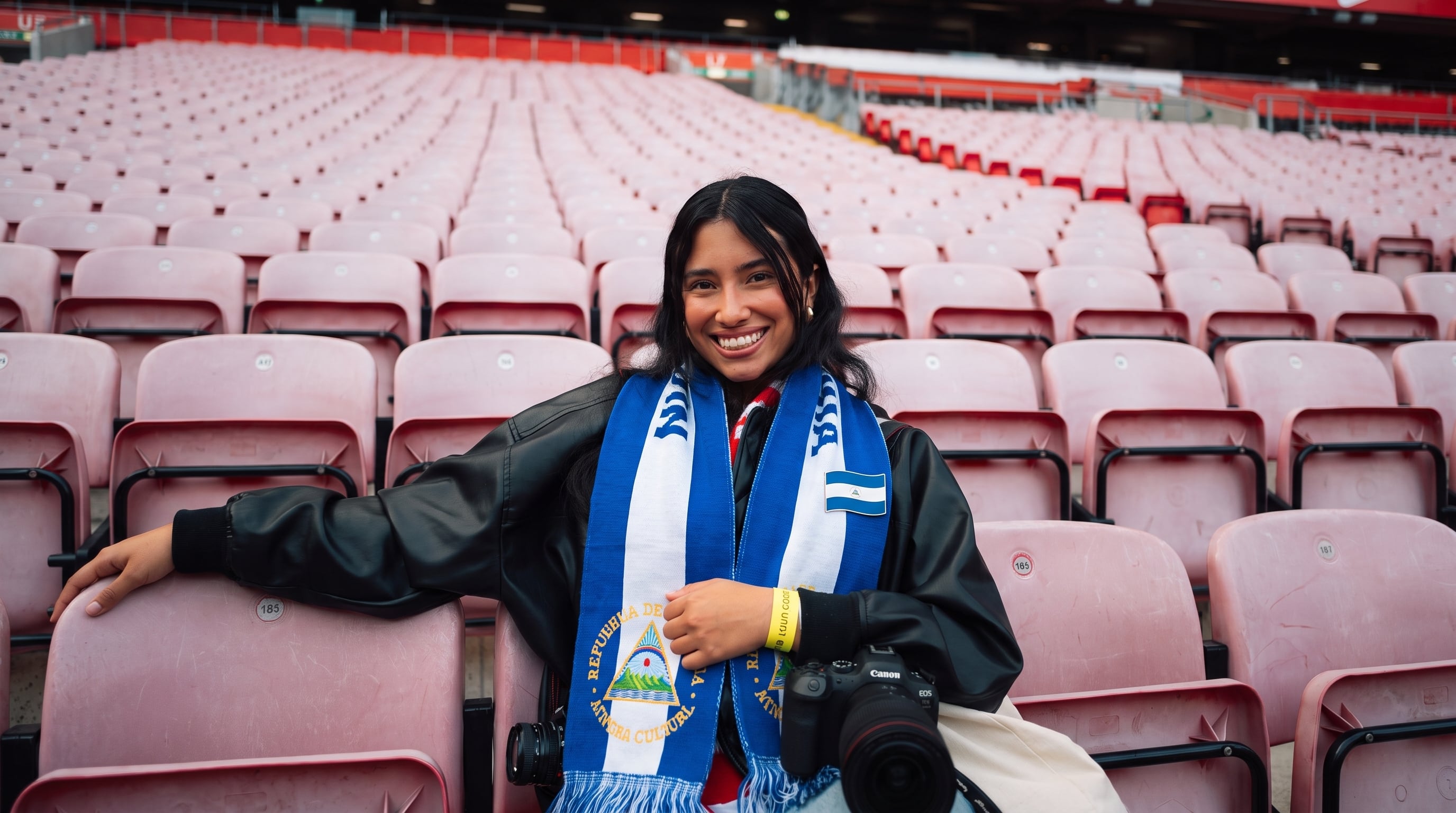Andrea es la primera fotógrafa nicaragüense con credencial independiente para la Copa del Mundo. (Imagen Ilustrativa Infobae)