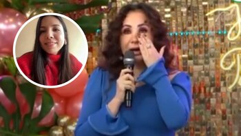 Janet Barboza se emociona con