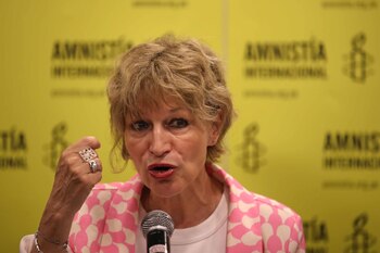 La secretaria general de Amnistía