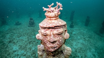Museo submarino de la Isla Fuerte, en Colombia